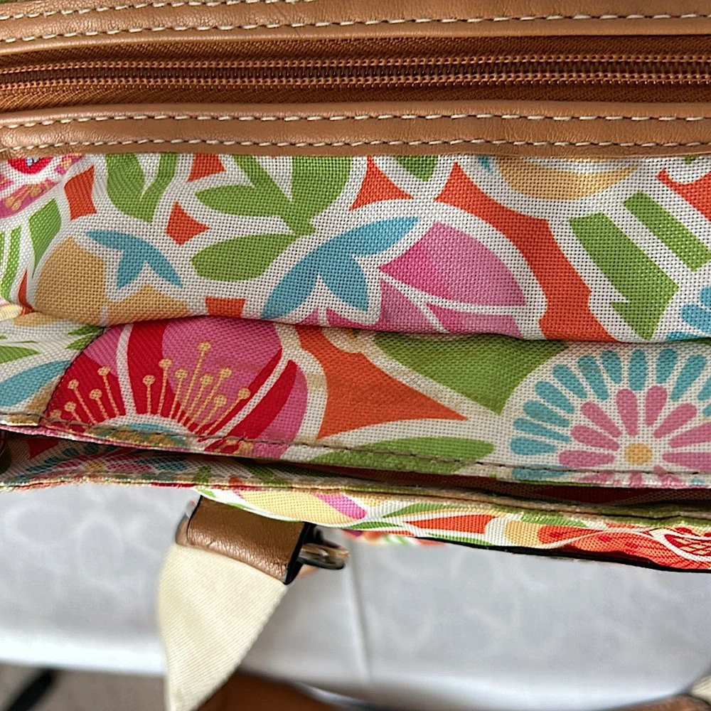 Lily Bloom Super Cute Multicolor Floral Tote Purse Bag πΈπΈ - Picture 9 of 16
